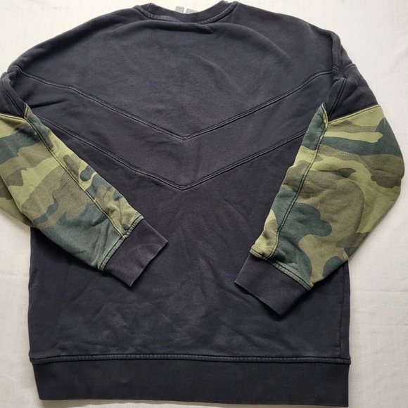 Men’s Adidas Camo Trefoil Sweatshirt Pullover French Terry - Picture 5 of 7